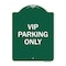 Signmission Reserved Parking Sign VIP Parking Only, Green & White Aluminum Sign, 18" x 24", GW-1824-23026 A-DES-GW-1824-23026 - alternate 1